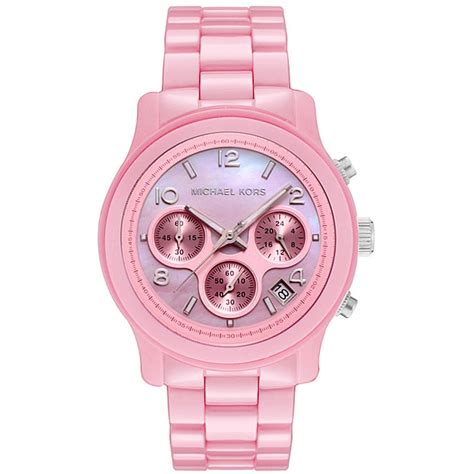 pink ceramic watch michael kors|mk4650.